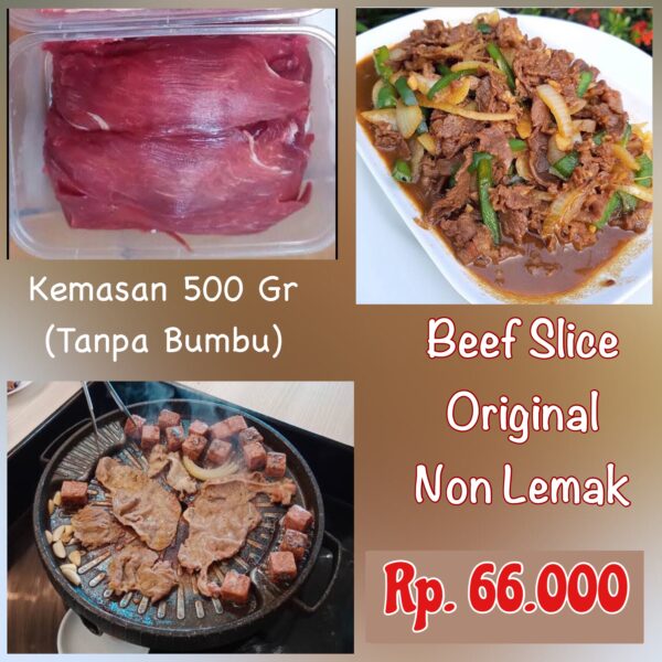 Beef Slice Original Non Lemak