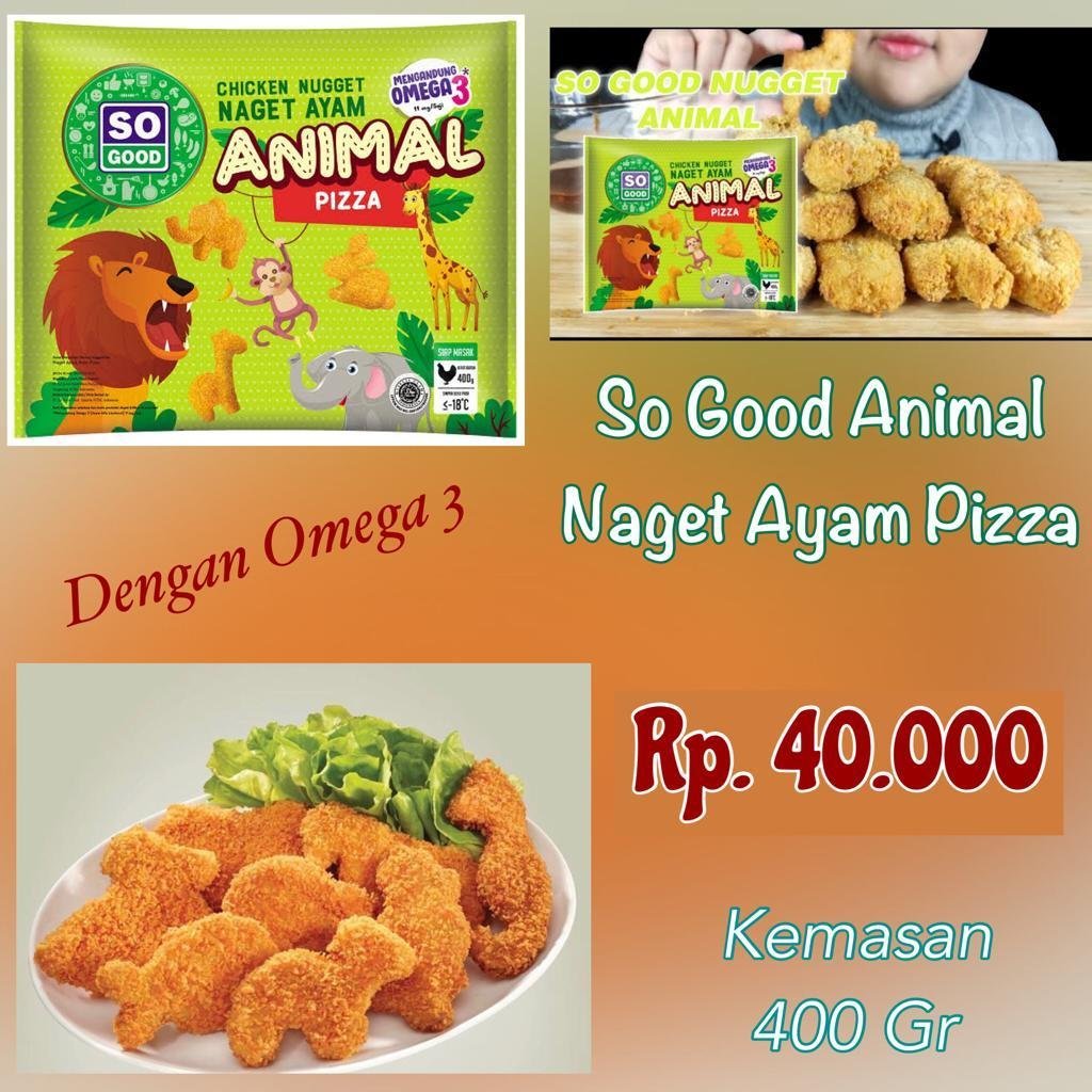Naget So Good Animal Pizza