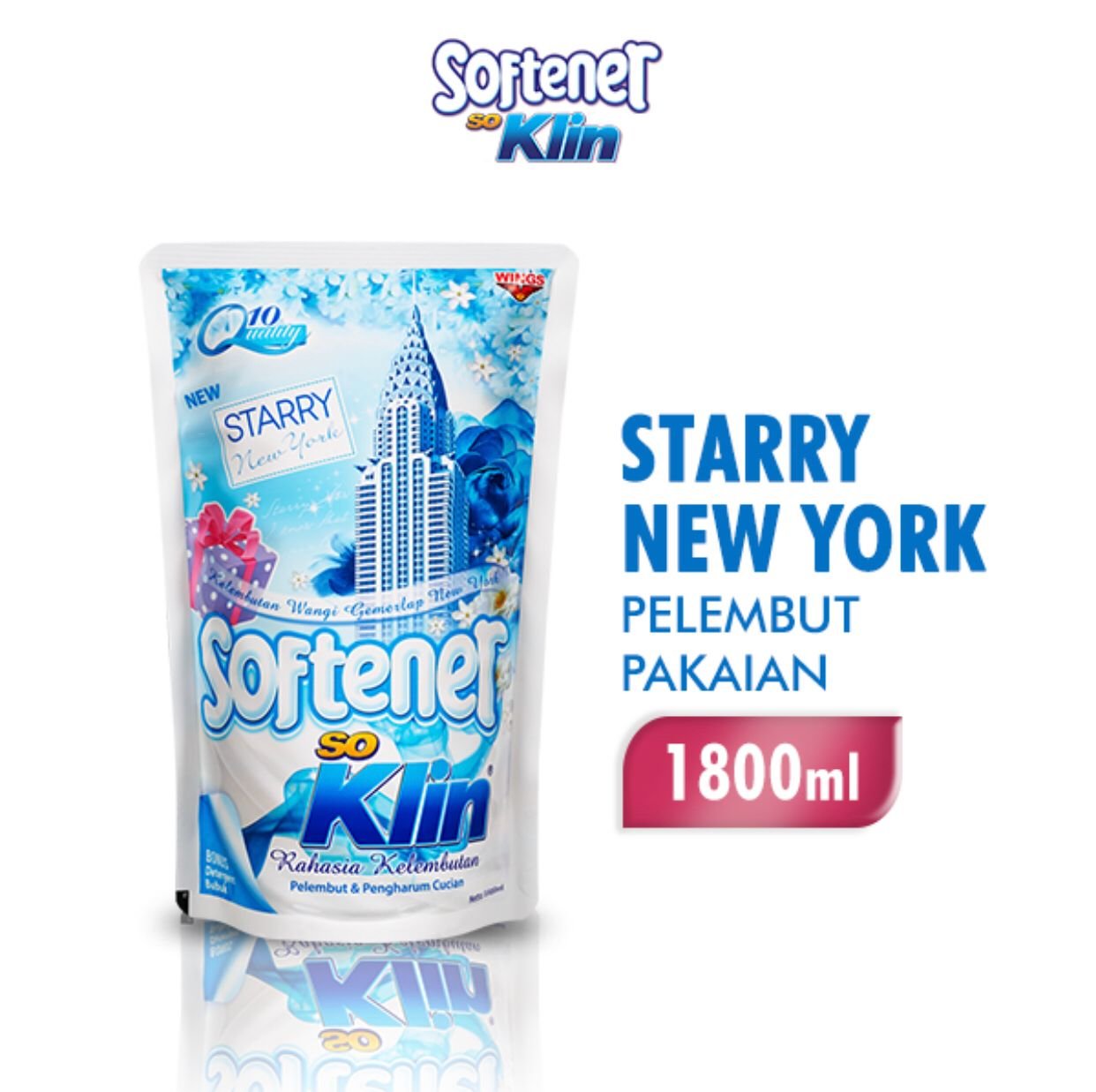Soklin Softener Biru 1,7 L