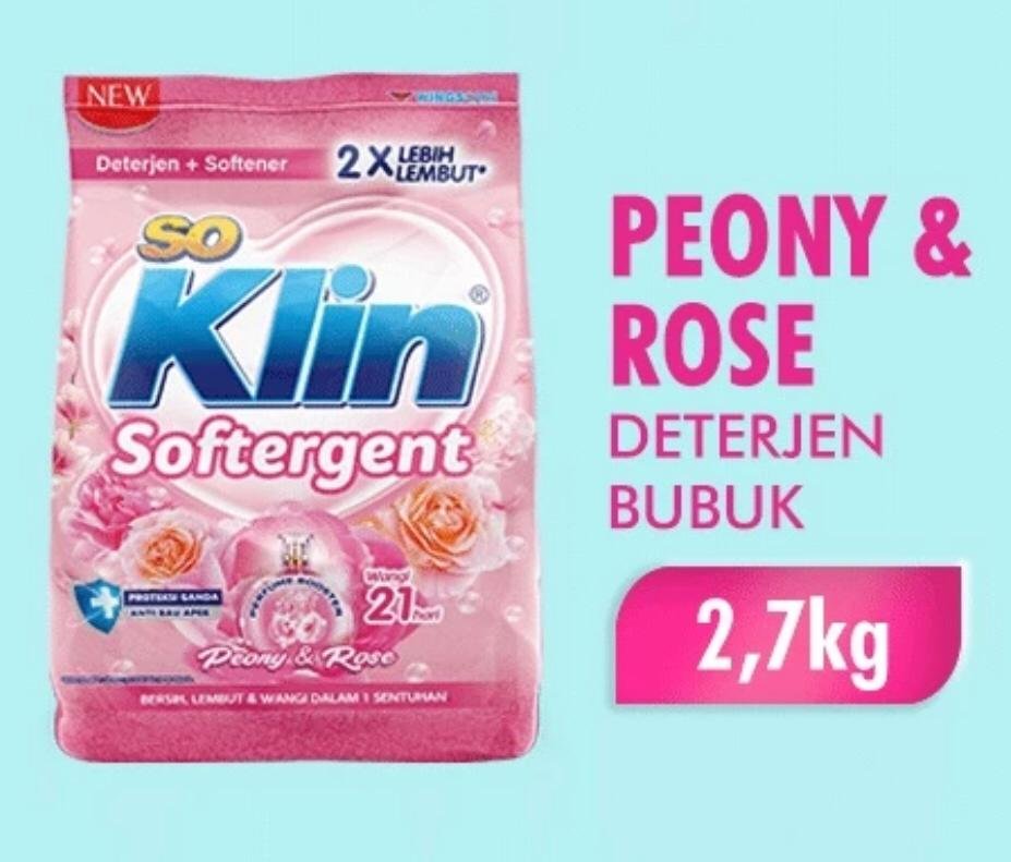 Soklin Bubuk Softergent Pink 2,7 Kg