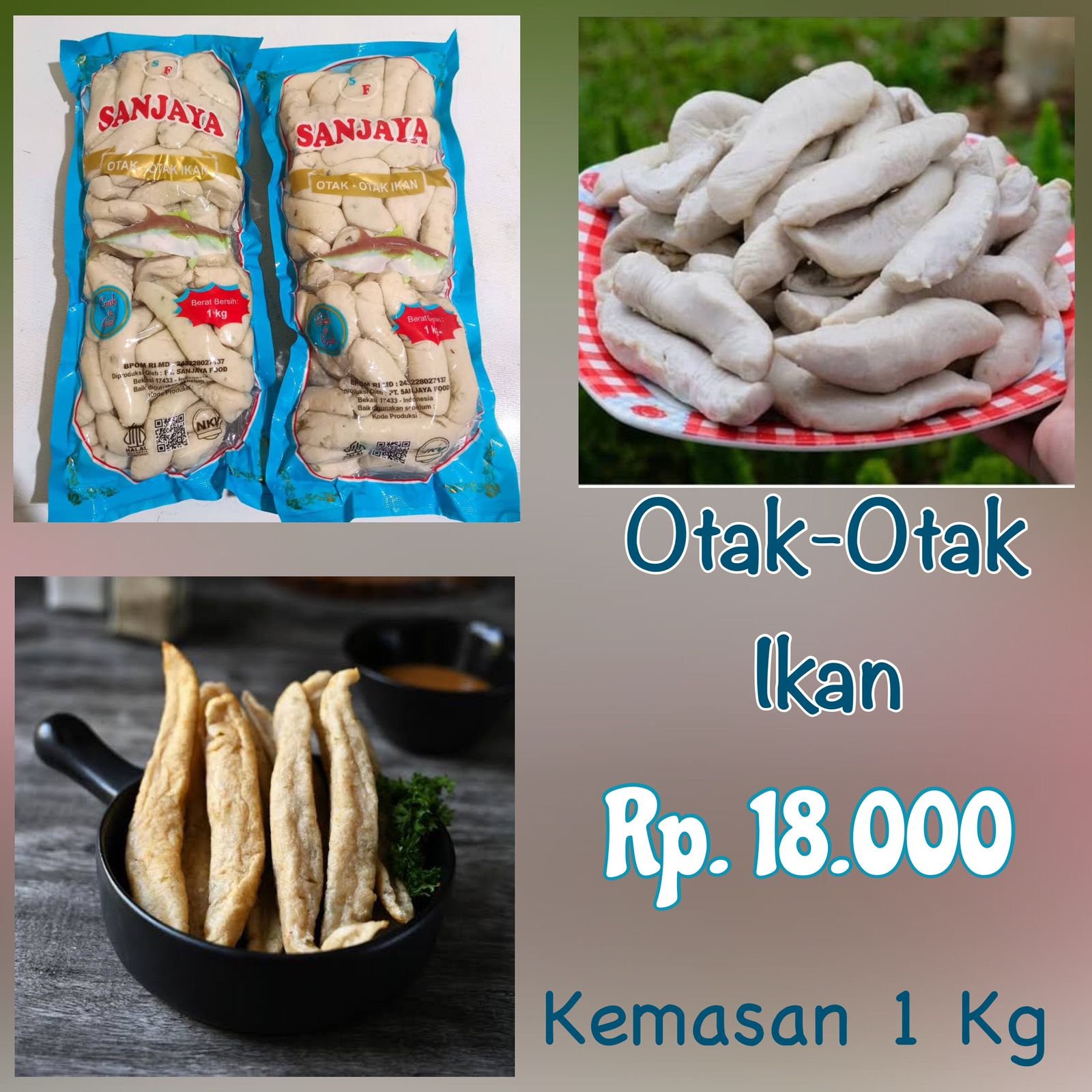 Sanjaya Otak otak Ikan 1 Kg