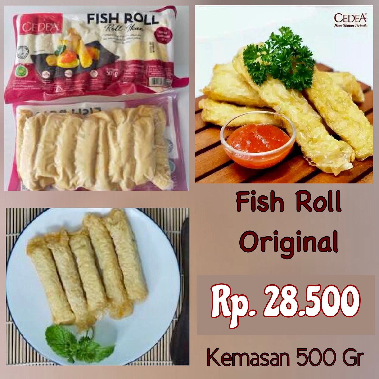 Cedea Fishroll 500Gr