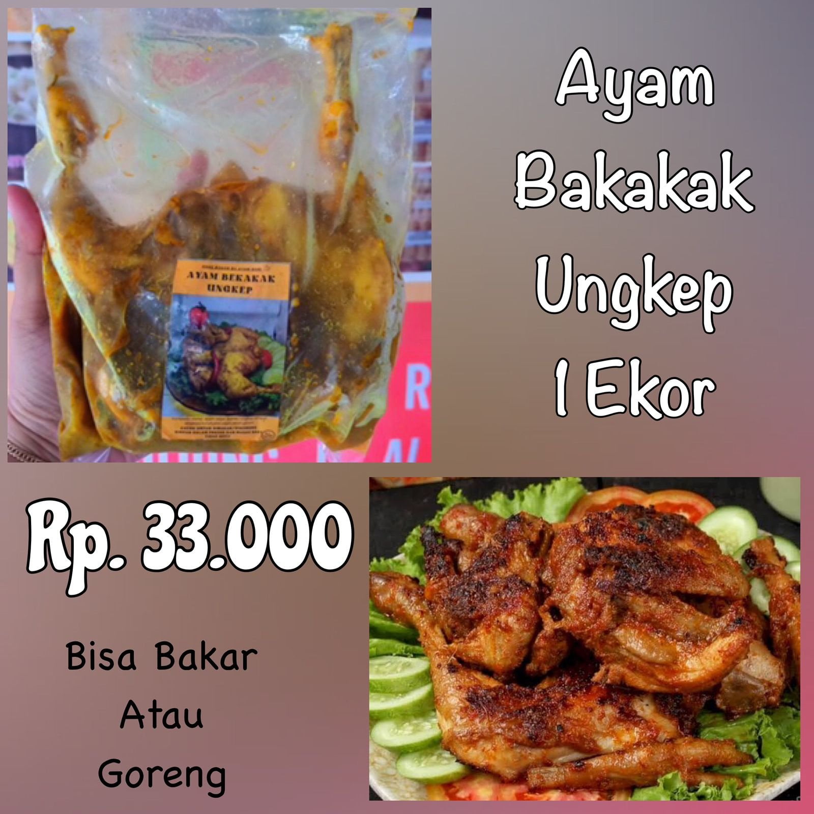 Ayam Bakakak Ungkep 1 Ekor