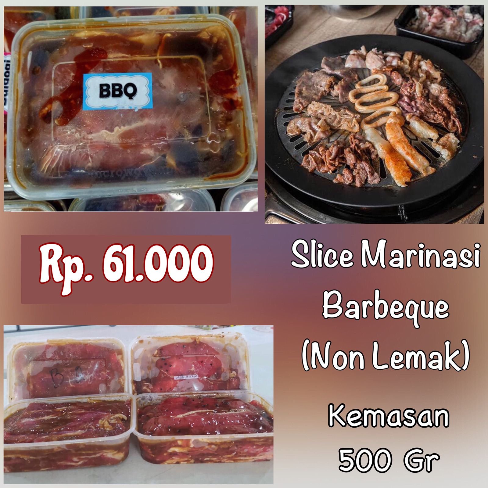 Beef Slice Marinasi Barbeque