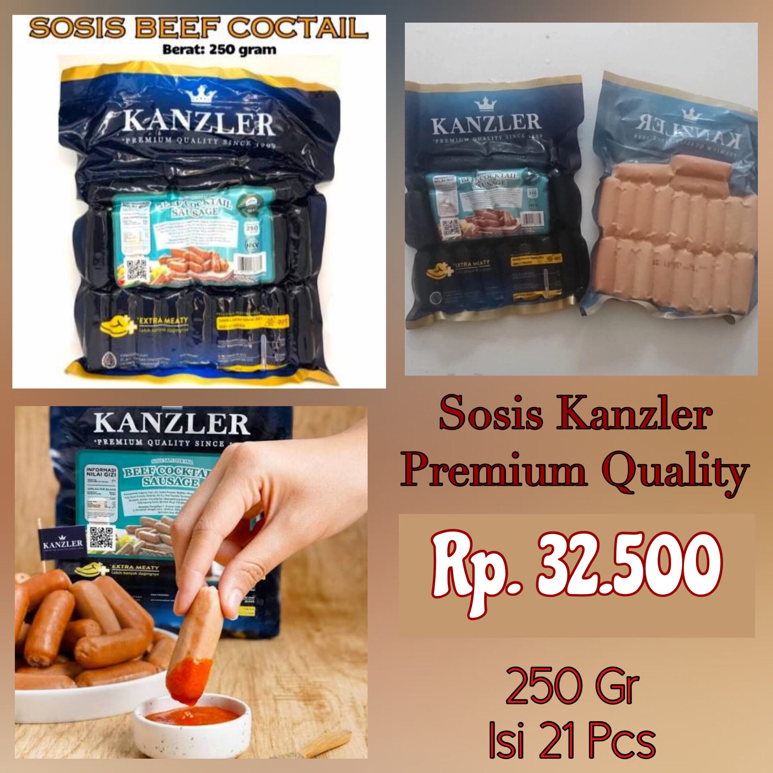 Kanzler Beef Cocktail 250 Gr