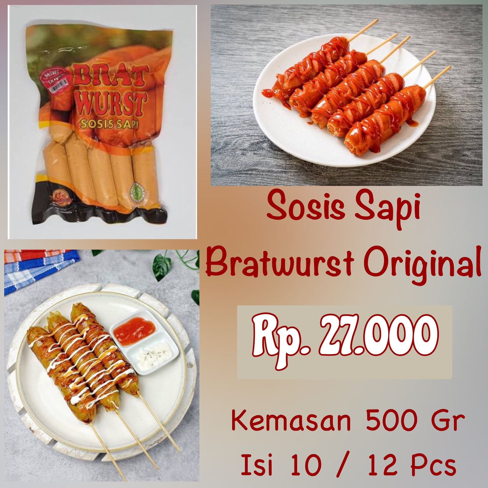 King Food Bratwurst Original