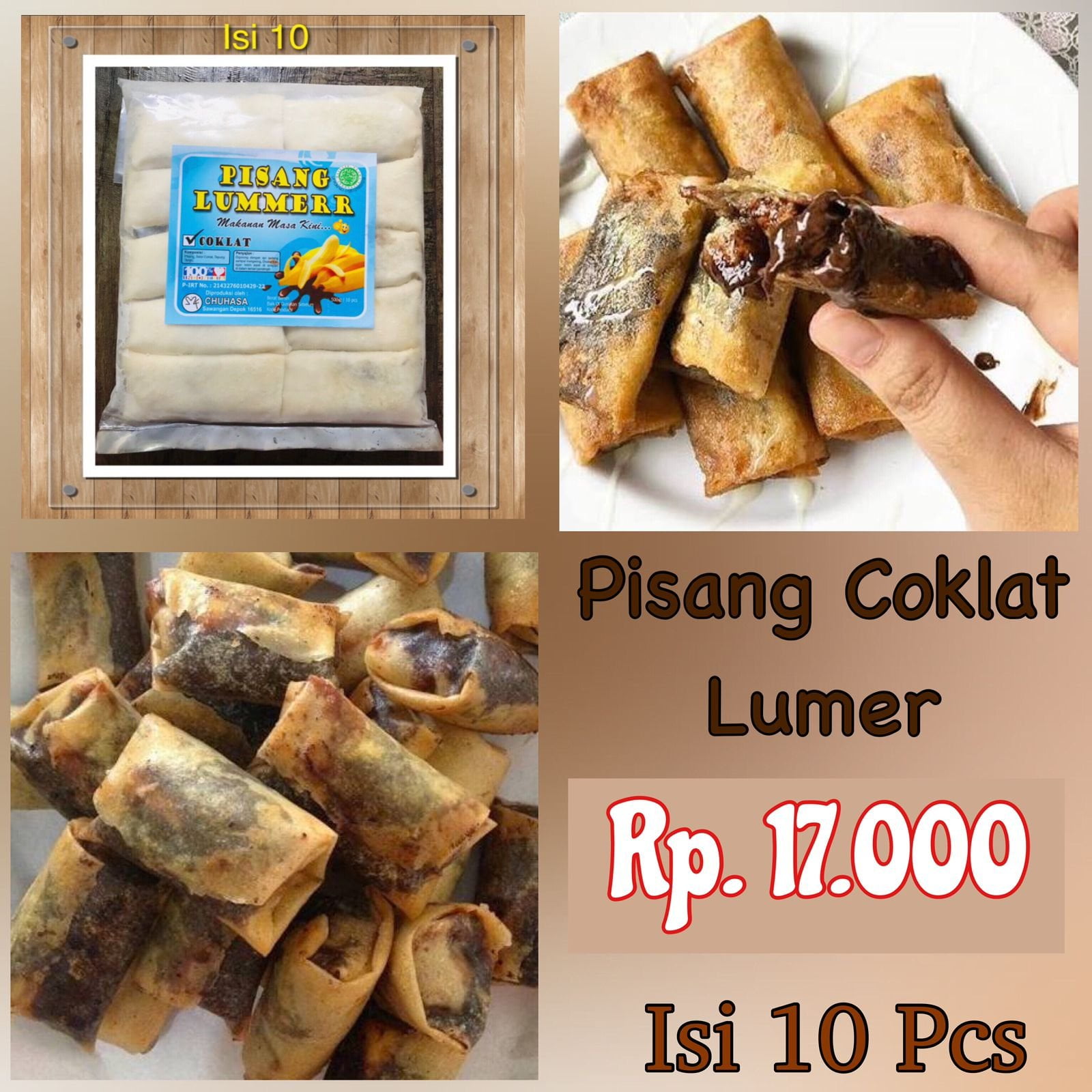 Pisang Coklat Lumer