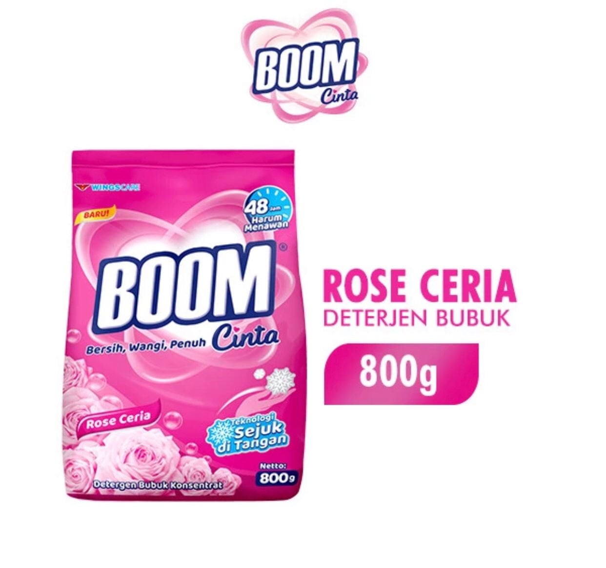 Deterjen Bubuk Boom Rose