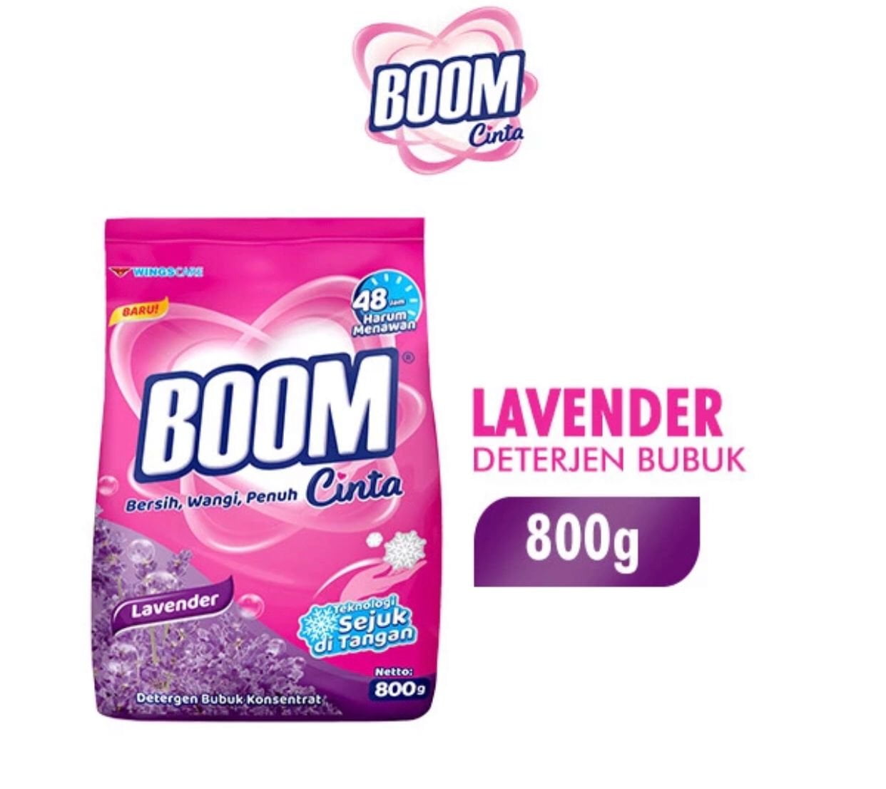 Deterjen Bubuk Boom Lavender