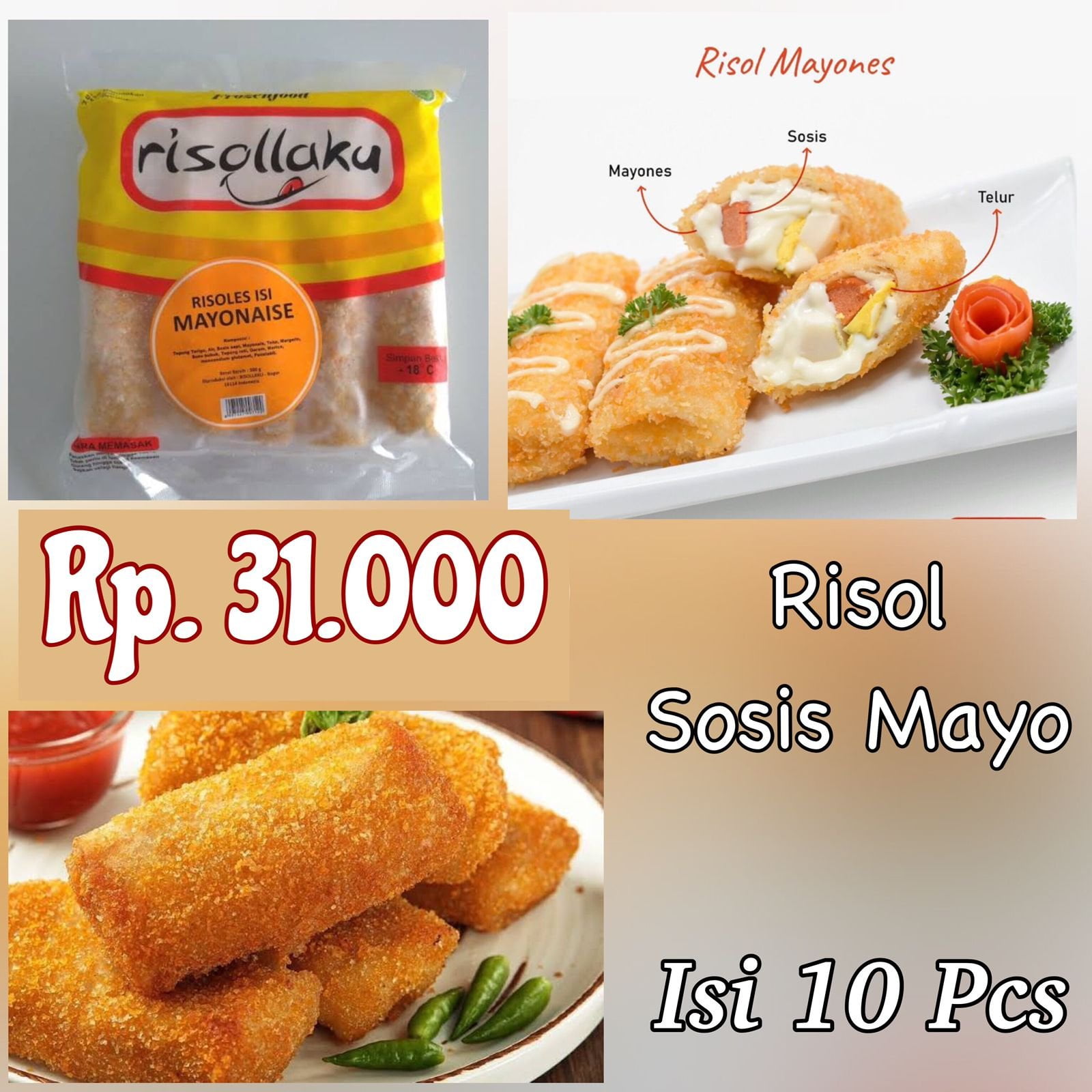 Risollaku Risol Sosis Mayo