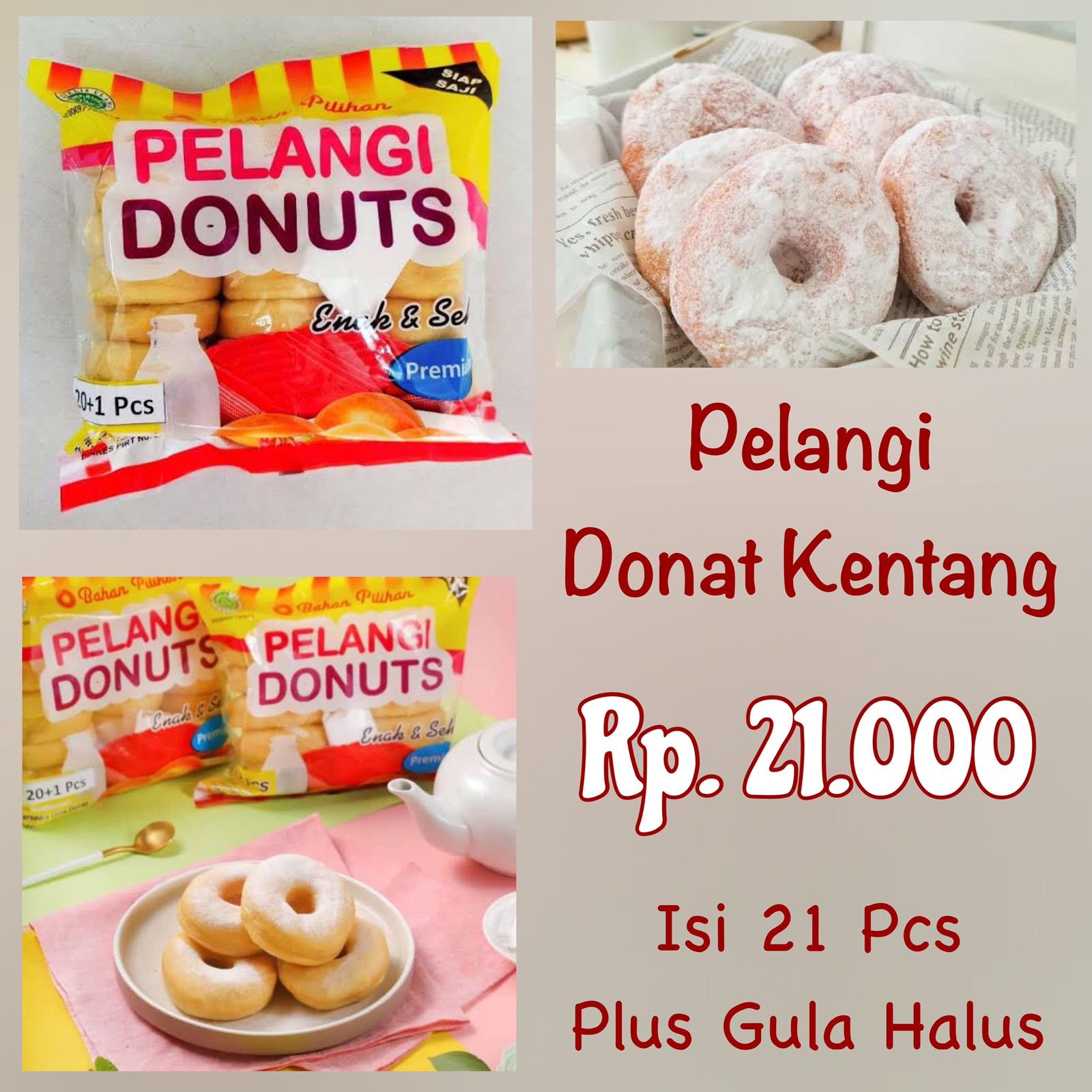 Pelangi Donat Kentang