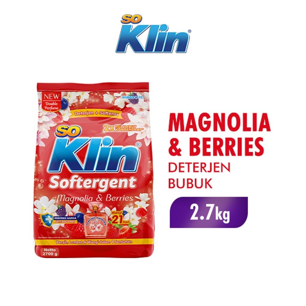 Soklin Bubuk Merah Magnolia 2.7 Kg