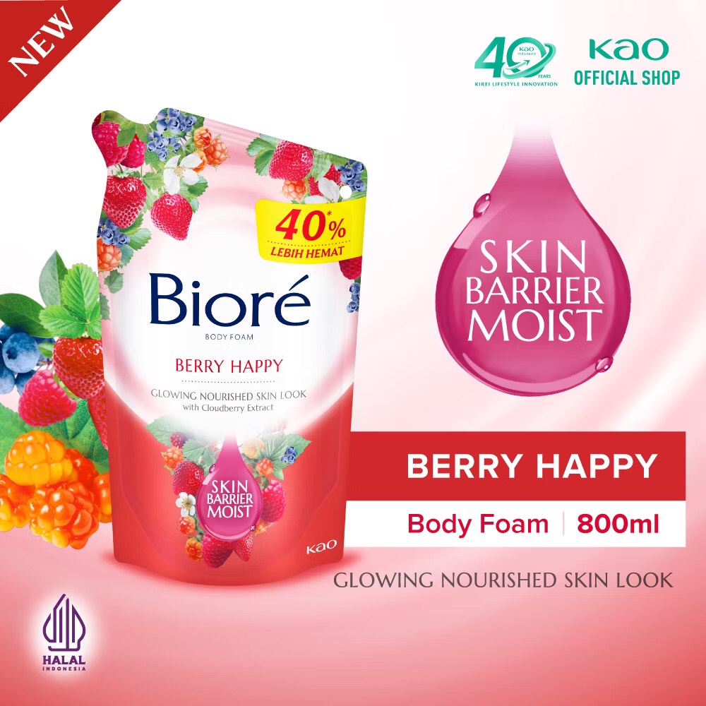 Biore Berry Happy 800 ML