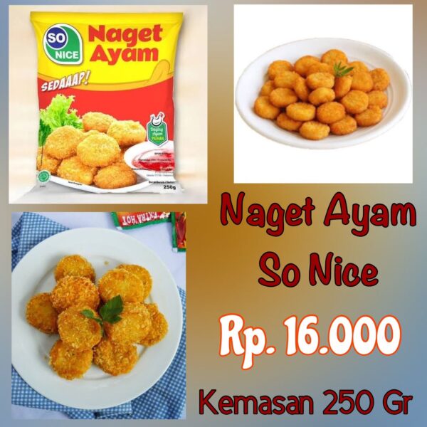 So Nice Nugget Ayam 250 Gr