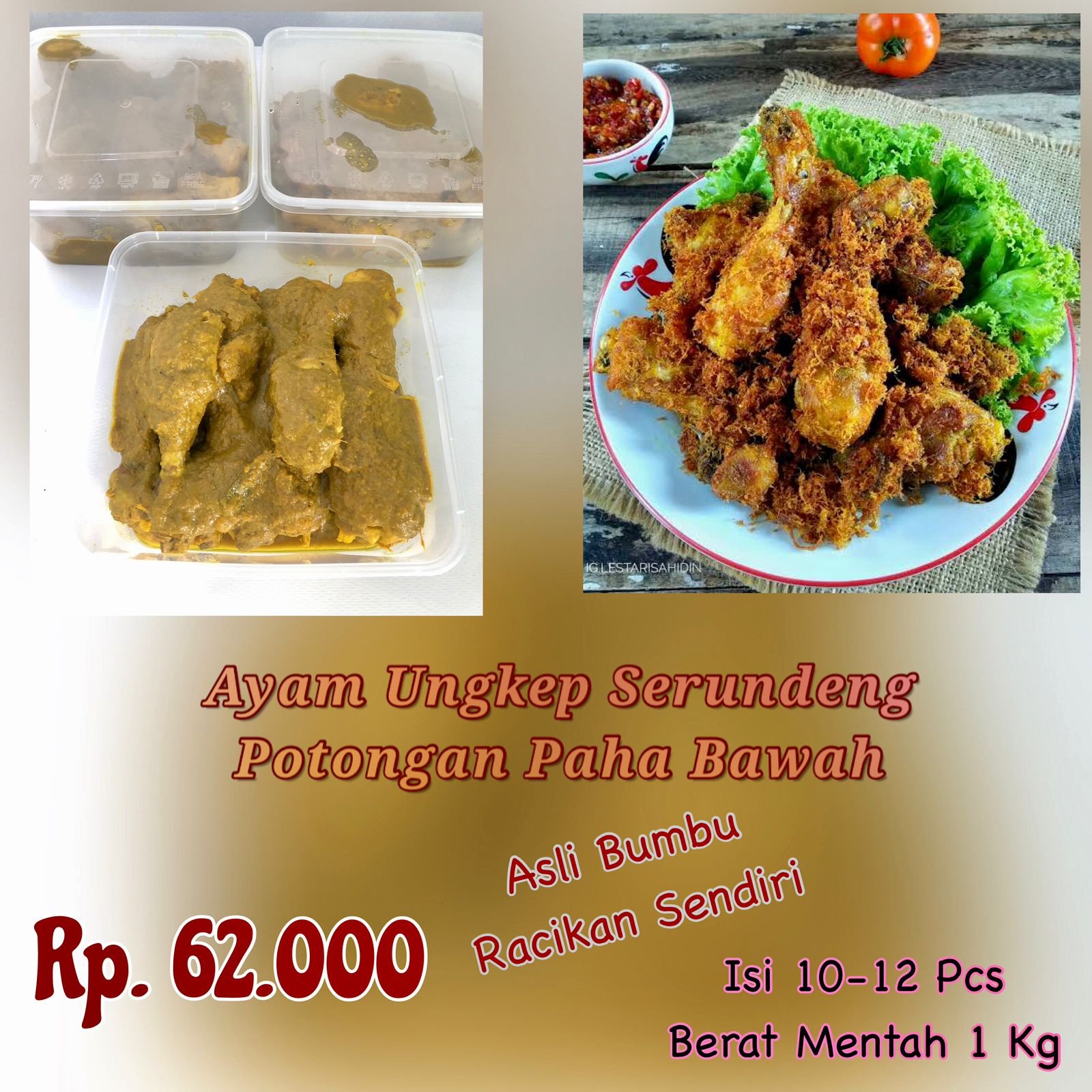 Ayam Ungkep Potongan Paha