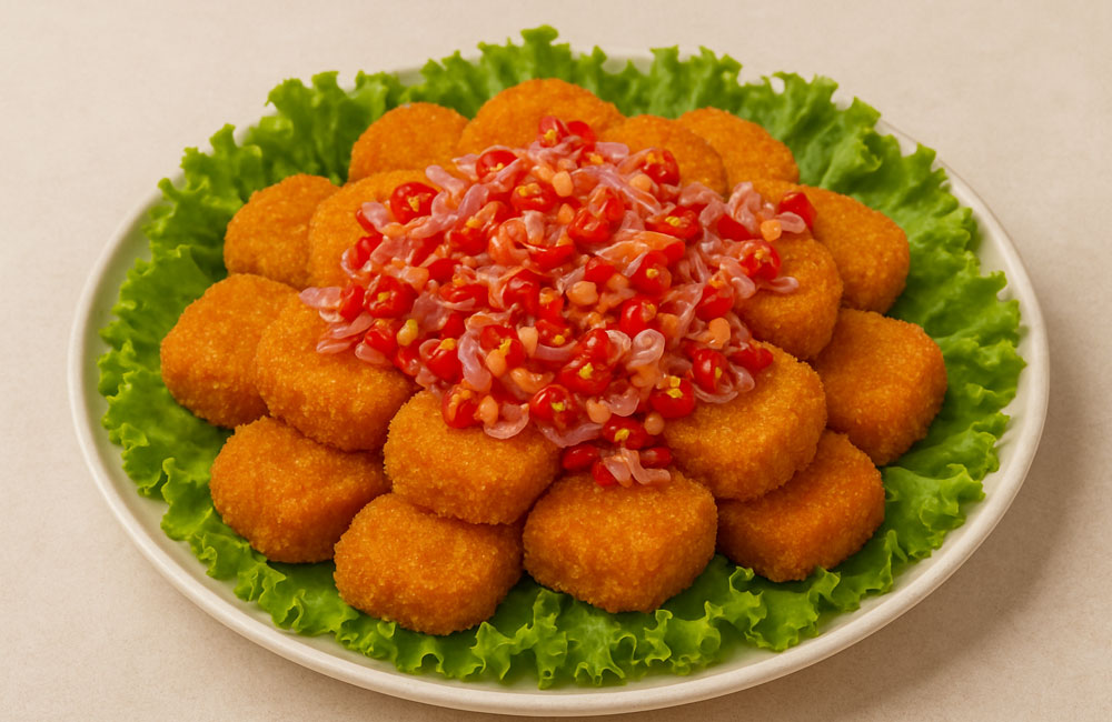 Olahan Nugget Selain Digoreng : Geprek Sambal Matah 1 Featuredimagesambalmatah