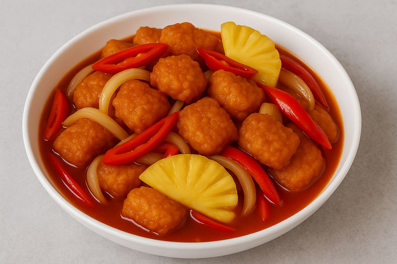 Olahan Mudah Nugget Ayam Saus Nanas yang Lezat dan Bergizi 2 nugget ayam saus nanas